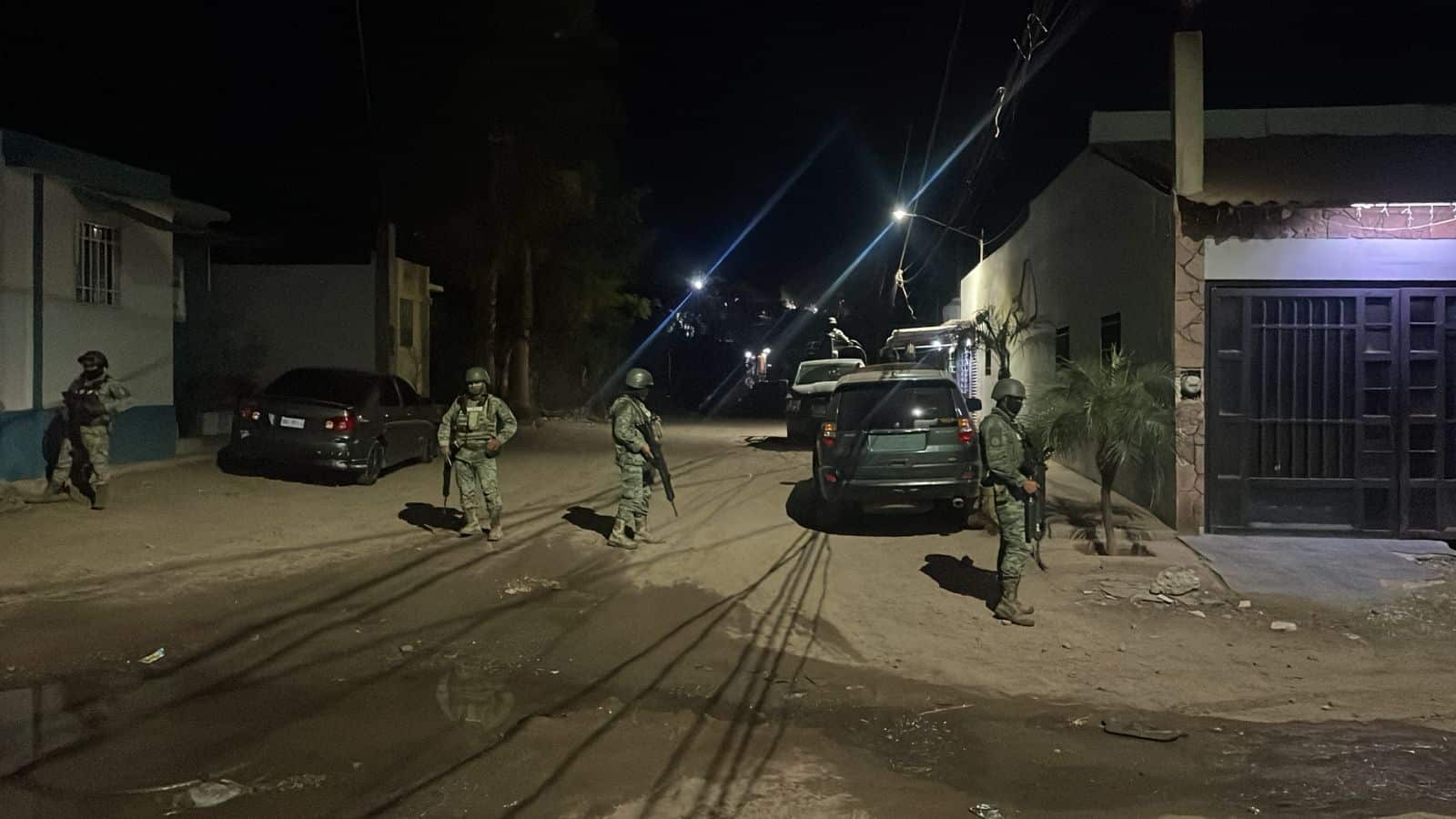 Los militares impidieron el paso al lugar. (FOTO: Luz Noticias).