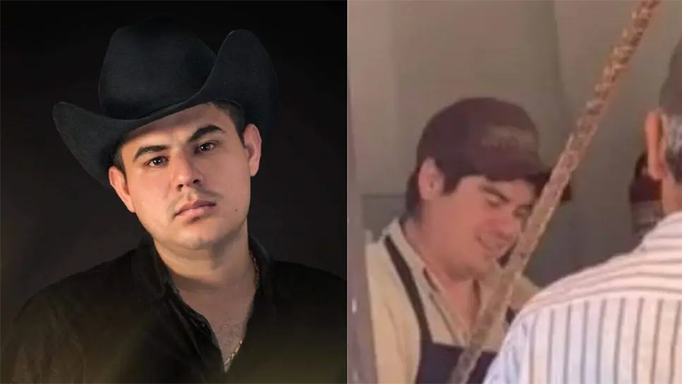 El trabajador atendía a las personas que llegaban por las carnitas portando una cachucha donde era notable su parecido con Alfredo Olivas