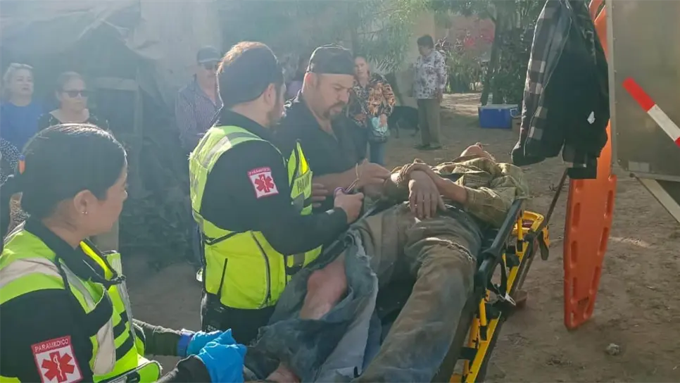 El hecho ocurrió aproximadamente a las 17:00 horas de este viernes 4 de abril, en el patio de un domicilio ubicado sobre la calle Alameda, de la comunidad de La Florida, ubicada en la sindicatura de Ahome