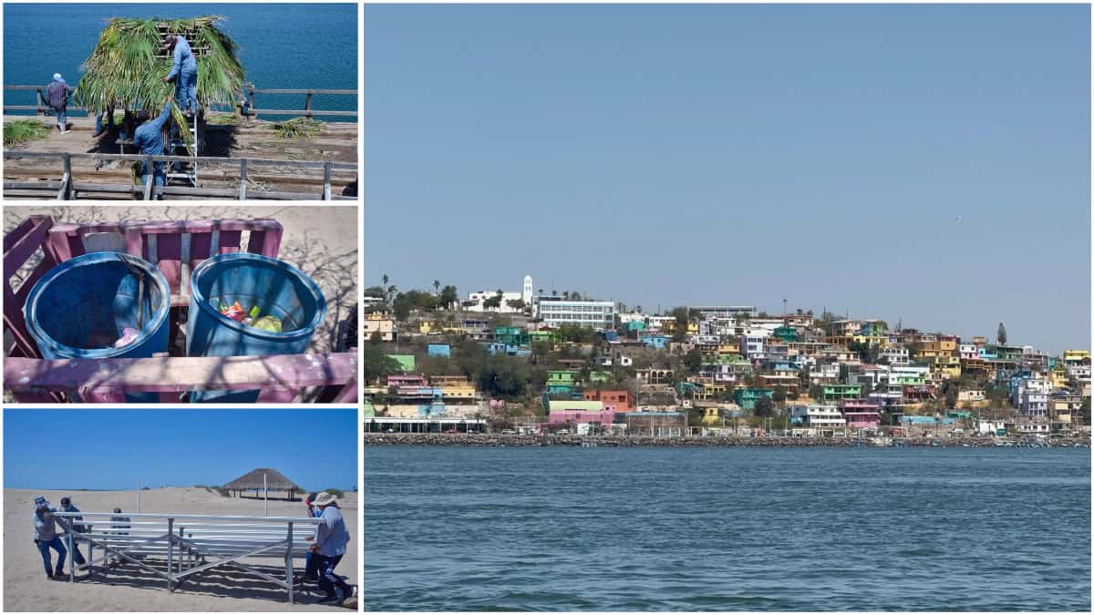 Playas de Ahome limpias y listas para Semana Santa 2025