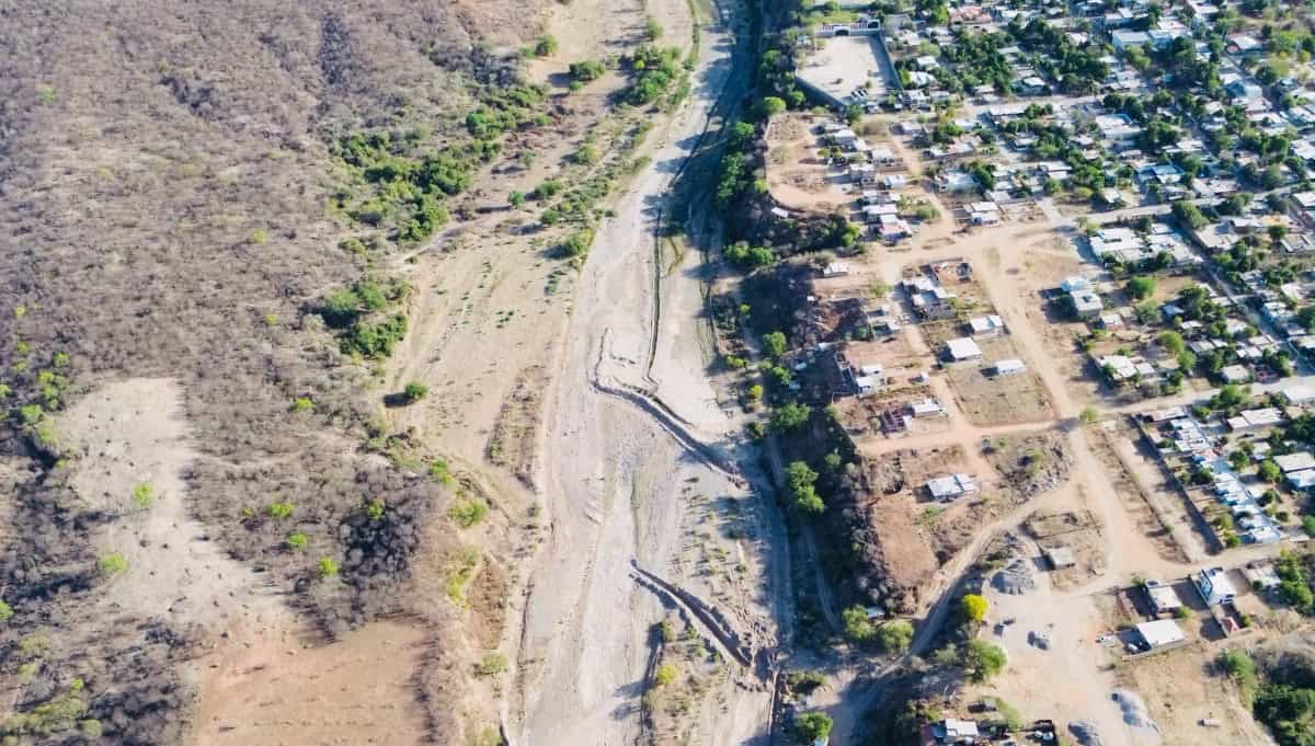 Así luce el río Choix: seco y con apenas algunos espejos de agua por la intensa sequía