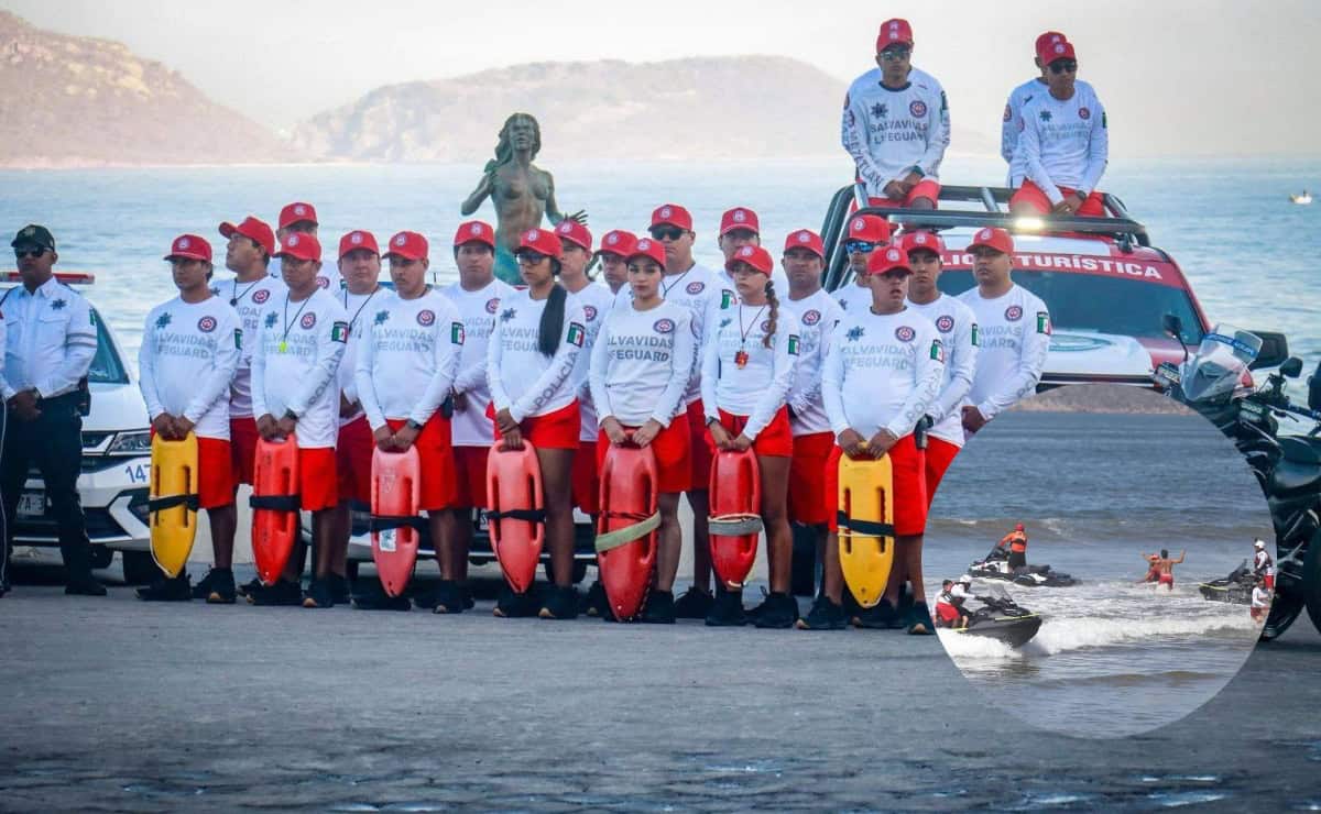 FOTO: Así opera el Escuadrón Acuático; quienes salvarán vidas en playas de Mazatlán | FOTOS