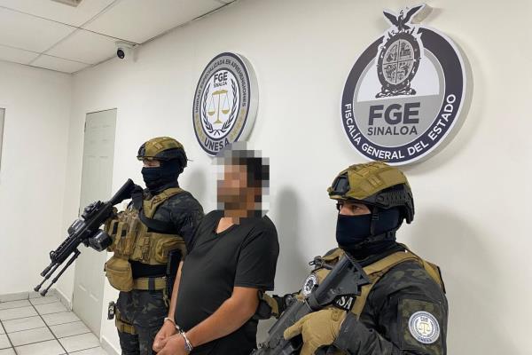 Detienen a presunto homicida acusado de un asesinato con arma blanca en Culiacán