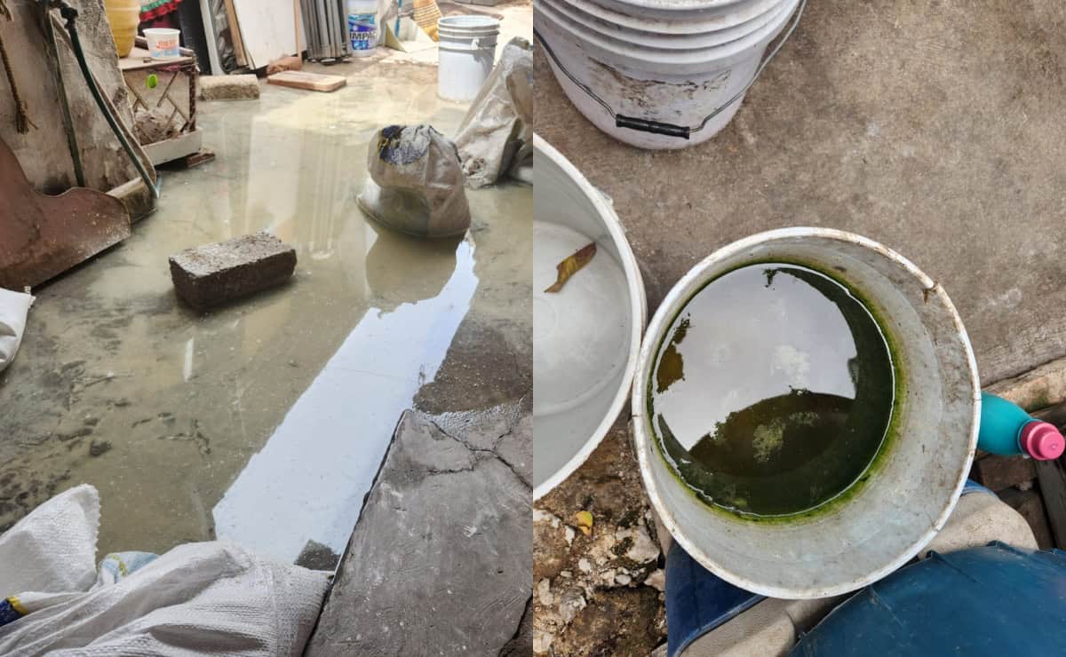 FOTO: Vecinos de la colonia Cuchilla viven entre aguas negras desde enero por drenaje colapsado