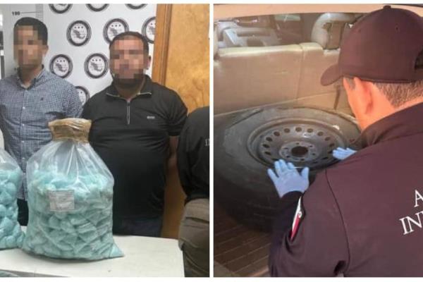 Llevaban 350 mil pastillas de fentanilo, los capturan y ahora pasarán casi 12 años en prisión