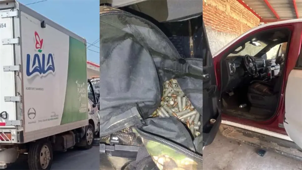 Militares aseguran cinco vehículos robados y municiones en Concordia ¡Hasta el de una empresa lechera!