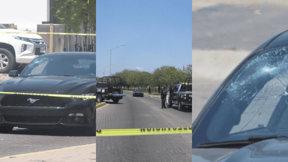 Atacan a balazos a conductor de un Mustang por la avenida Paseo del Atlántico en Mazatlán Atacan a balazos a conductor de un Mustang por la avenida Paseo del Atlántico en Mazatlán