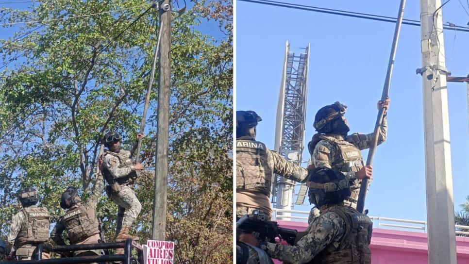 Retiran 11 cámaras de seguridad que estaban de manera ilegal en Culiacán Retiran 11 cámaras de seguridad que estaban de manera ilegal en Culiacán