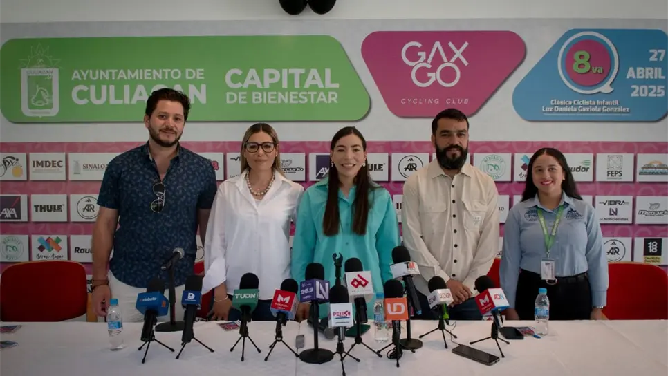 Convoca Luz Daniela Gaxiola a participar en la 8va Clásica Ciclista Infantil Culiacán