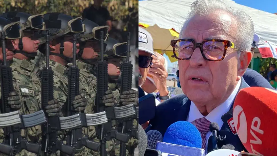 FOTO: Rocha Moya: No hay atropellos del Ejército en contra de la población en Sinaloa