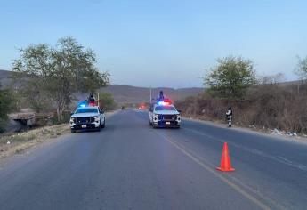 Cuatro personas fueron detenidas tras el enfrentamiento en el ejido Huizaches en Culiacán