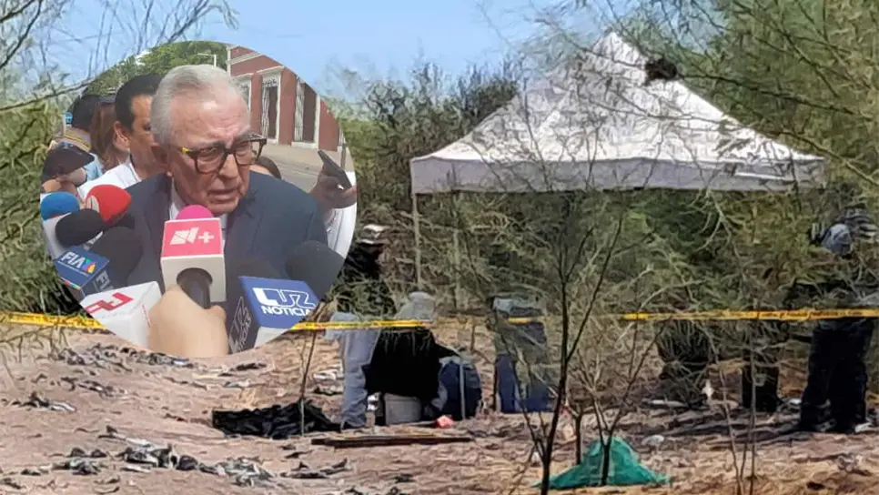 FOTO: Rocha Moya: La mayoría de los cuerpos sepultados en la fosa de Mezquitillo son recientes