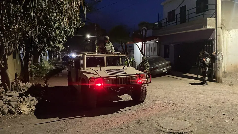 Militares aseguraron el área. (FOTO: Ángel Beltrán).