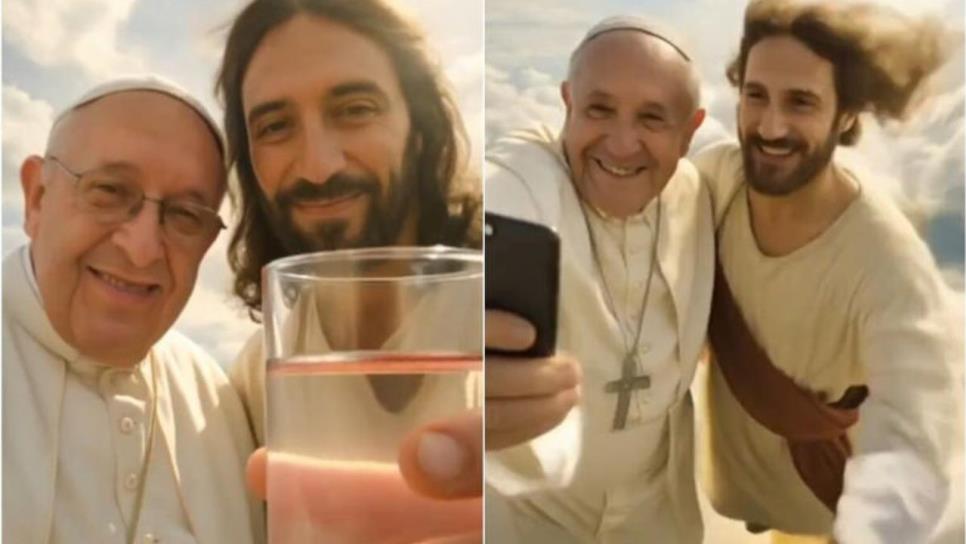 Así se vería el Papa Francisco con Jesús y la Virgen María, según un video creado con inteligencia artificial Así se vería el Papa Francisco con Jesús y la Virgen María, según un video creado con inteligencia artificial