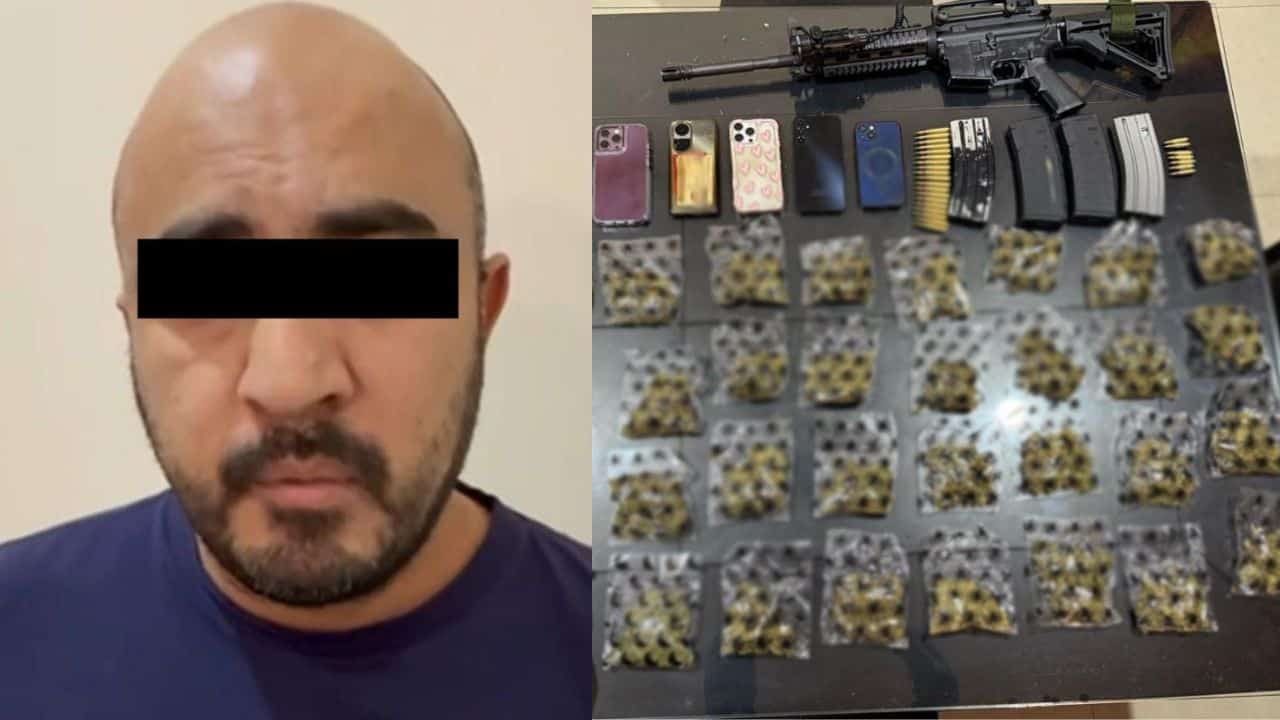 García Harfuch señaló que los detenidos son responsables de privar de la vida en días pasados a un elemento de la Agencia Ministerial de Investigación Criminal del Estado de BCS