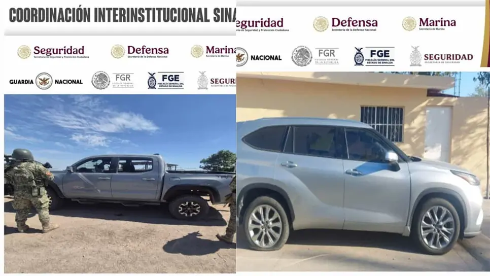 Luego del aseguramiento, ambas unidades y los demás objetos de delito fueron puestos a disposición de la autoridad ministerial a fin de que realice las indagatorias correspondientes