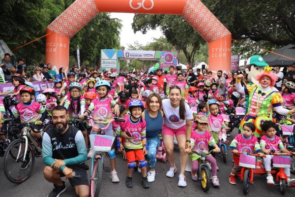 Se realiza con éxito la octava edición de la tradicional "Clásica Ciclista Infantil Luz Daniela Gaxiola