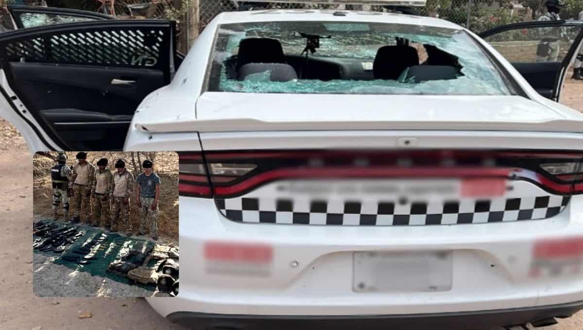 Reporta Gobierno Federal 4 detenidos tras enfrentamiento en La Constancia, El Fuerte