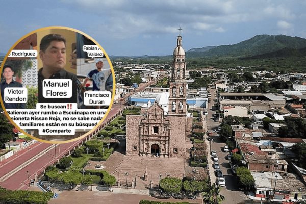 Buscan en El Rosario a cinco jóvenes desaparecidos tras viajar a Escuinapa 
