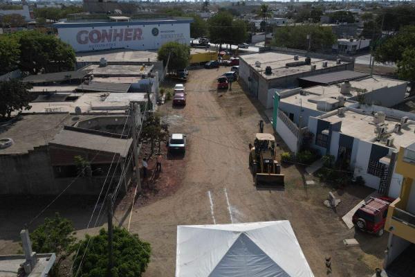 Gobierno de Mazatlán pone en marcha pavimentación de la calle Querétaro en la colonia Jaripillo