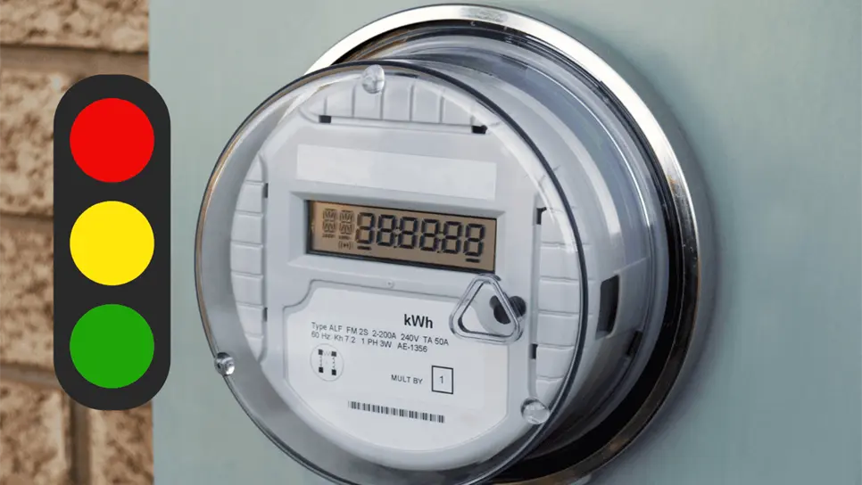 FOTO: ¿Cuál es el significado de los colores del medidor de electricidad?