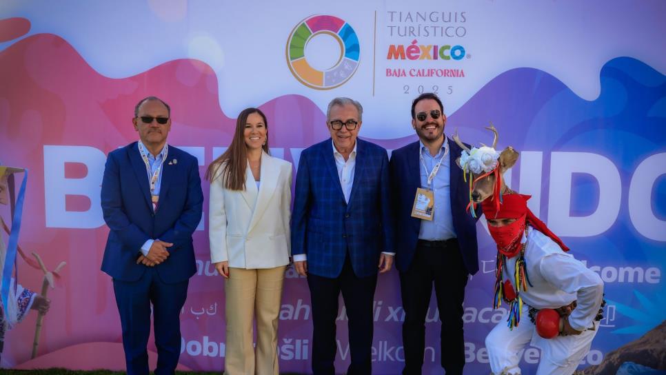 Gobernador Rubén Rocha Moya asiste a inauguración del Tianguis Turístico en Baja California Gobernador Rubén Rocha Moya asiste a inauguración del Tianguis Turístico en Baja California