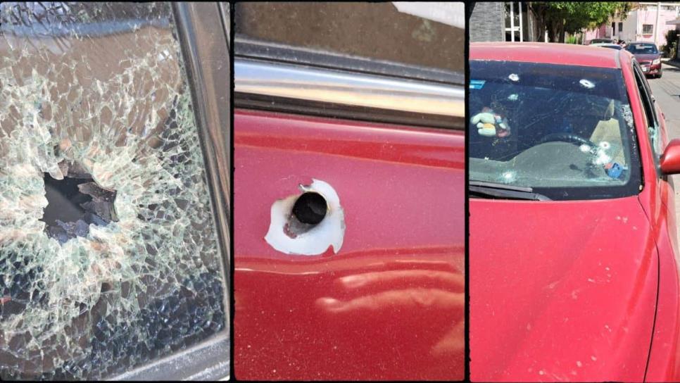 Balean vehículo a las afueras del CBTIS en Culiacán, alumnos se resguardan por seguridad