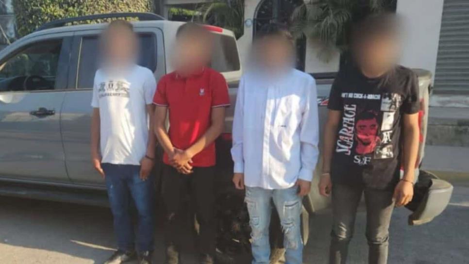 Personal naval detiene a cuatro hombres con droga en El Rosario Personal naval detiene a cuatro hombres con droga en El Rosario