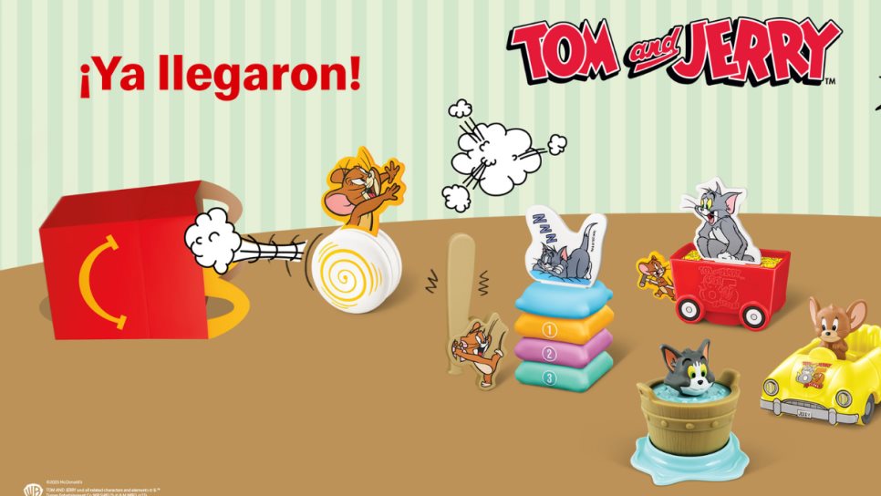 ¡Tom y Jerry llegan a McDonald´s! Así será la edición de mayo de la cajita feliz ¡Tom y Jerry llegan a McDonald´s! Así será la edición de mayo de la cajita feliz