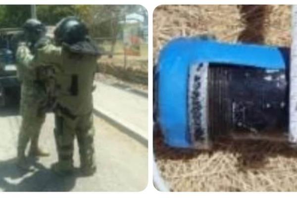 Destruyen artefacto explosivo  asegurado en el fraccionamiento San Fermín, en Culiacán
