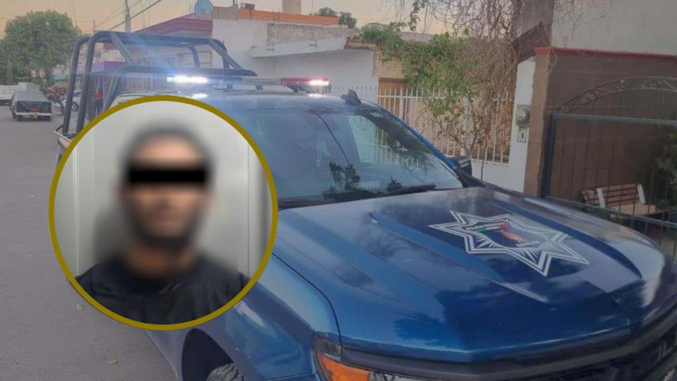 Detienen a joven en Culiacán por robar cableado de una lámpara de alumbrado público