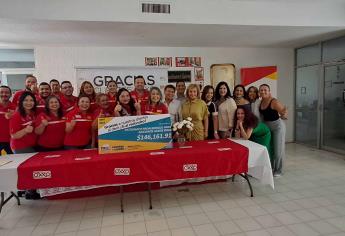 Albergue Santa Rosa recibe 146 mil 161 pesos por redondeo de Oxxo