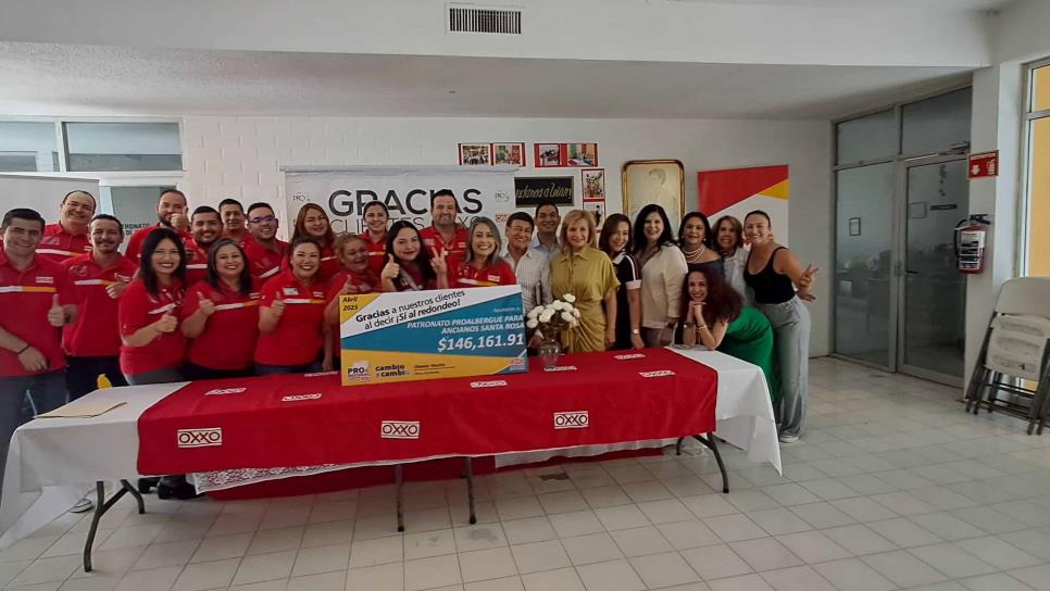 Albergue Santa Rosa recibe 146 mil 161 pesos por redondeo de Oxxo Albergue Santa Rosa recibe 146 mil 161 pesos por redondeo de Oxxo