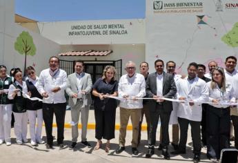 Rocha Moya inaugura primera Unidad de Salud Mental Infantojuvenil en el noroeste del país