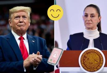 Sheinbaum y Trump sostienen conversación; acuerdan un mejor balance comercial