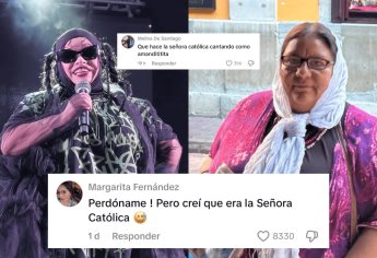 Confunden a Amandititita con la Señora Católica durante presentación en la Fenal 2025
