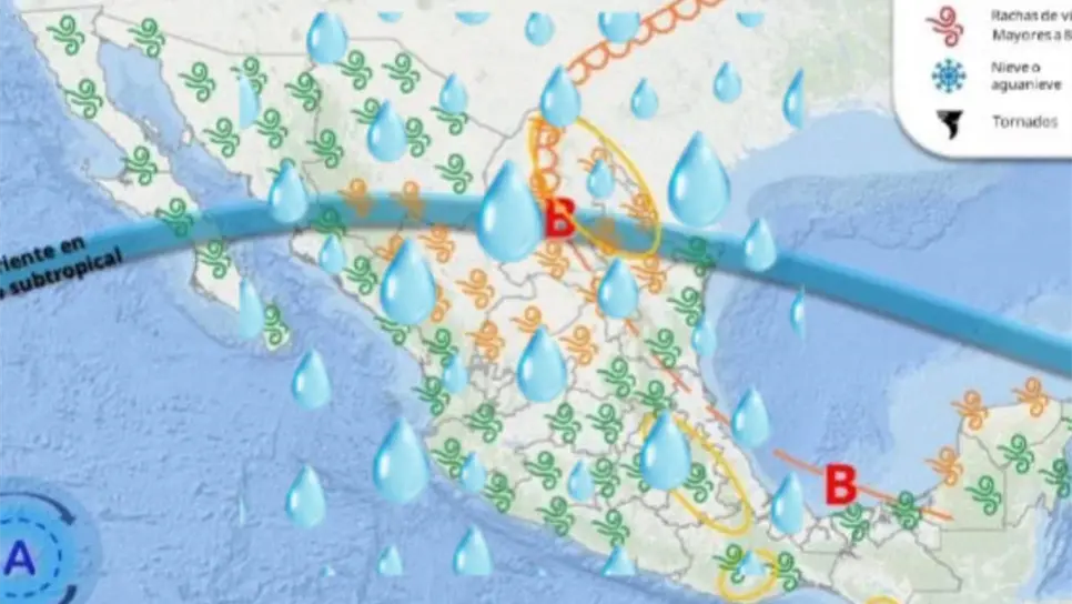 Conagua: ¿dónde habrá fuertes lluvias hoy jueves 1 de mayo?, esto dice el pronóstico