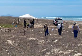 Hallan 4 cuerpos sepultados en fosas clandestinas de playa de Ceuta, Elota