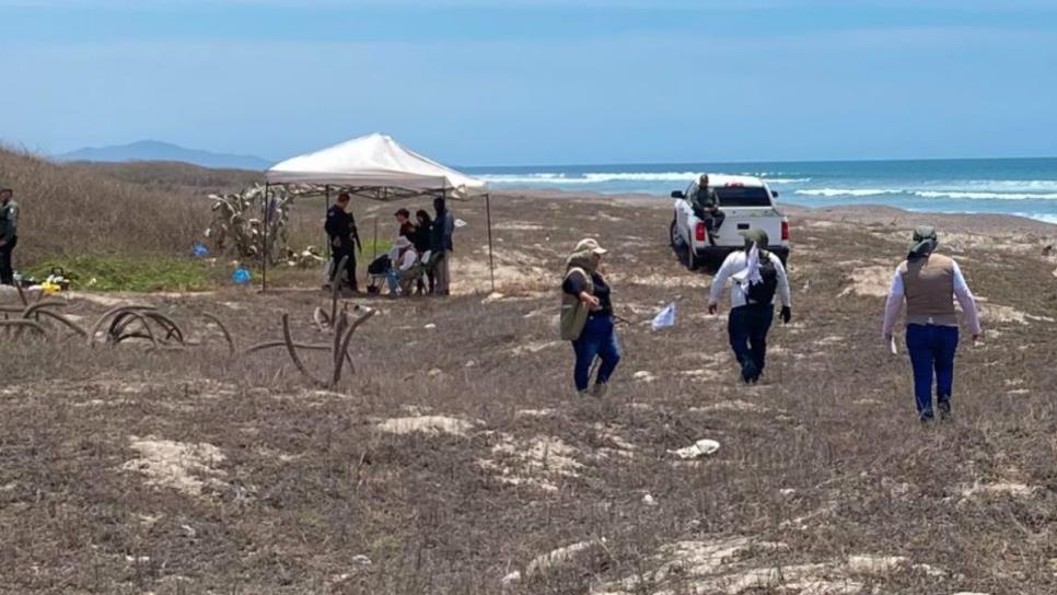 Hallan 4 cuerpos sepultados en fosas clandestinas de playa Ceuta, Elota Hallan 4 cuerpos sepultados en fosas clandestinas de playa Ceuta, Elota