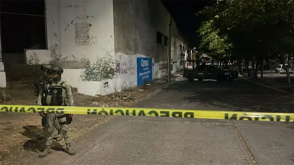 Militares acordonaron la zona. (FOTO: Ángel Beltrán).
