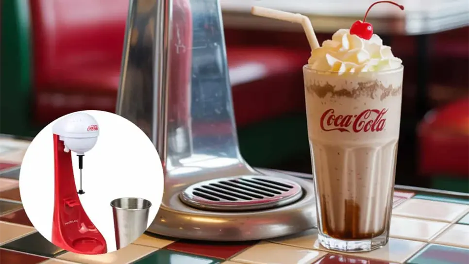 FOTO: Batidora Coca Cola Nostalgia: La chocomilera retro que Liverpool tiene a meses sin intereses