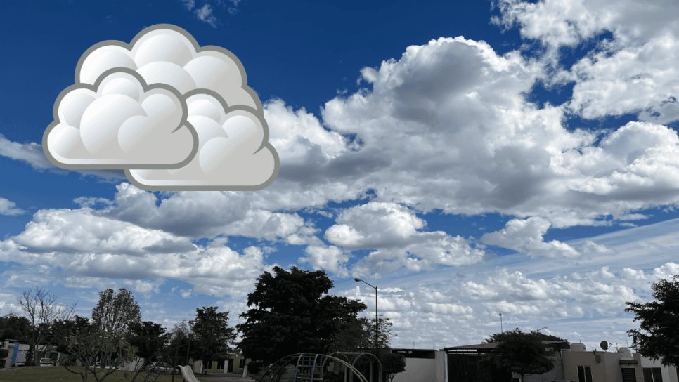Clima en Los Mochis este sábado, 03 de mayo: Cielo nublado Clima en Los Mochis este sábado, 03 de mayo: Cielo nublado
