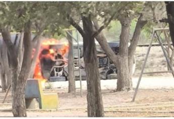 Fuerte enfrentamiento entre civIles armados deja vehículos calcinados en Elota