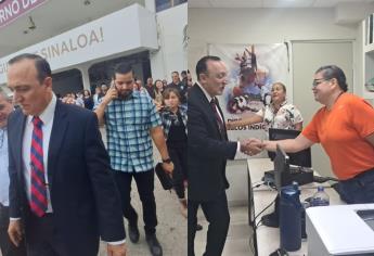 Antonio Menéndez, Presidente Municipal sustituto de Ahome, recorre oficinas del ayuntamiento