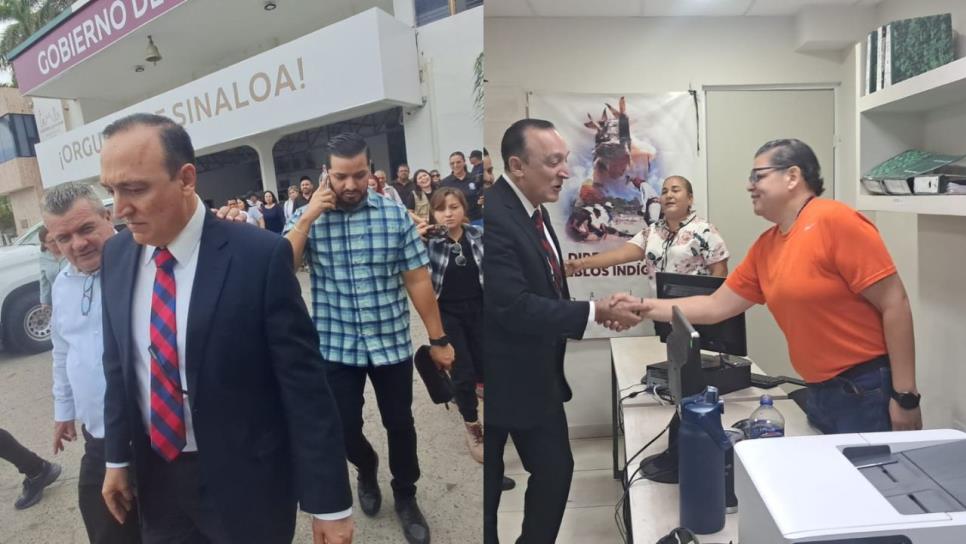 Antonio Menéndez, Presidente Municipal sustituto de Ahome, recorre oficinas del ayuntamiento Antonio Menéndez, Presidente Municipal sustituto de Ahome, recorre oficinas del ayuntamiento