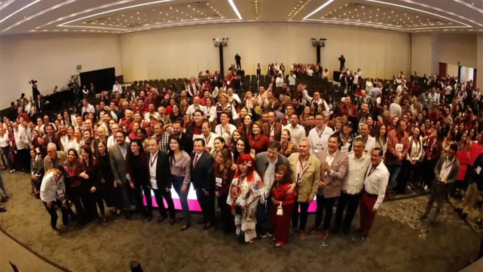 FOTO: Rocha Moya asiste al Consejo Nacional de Morena en la Ciudad de México