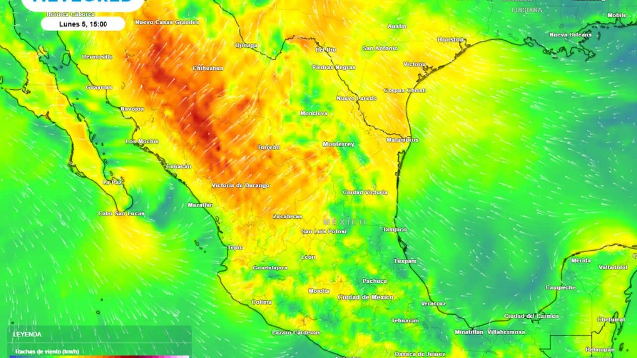 Meored dio a conocer las condiciones del clima para los próximos días, donde el termómetro alcanzará los 45 grados centígrados donde el estado de Sinaloa es una de las entidades que estará sufriendo sus estragos