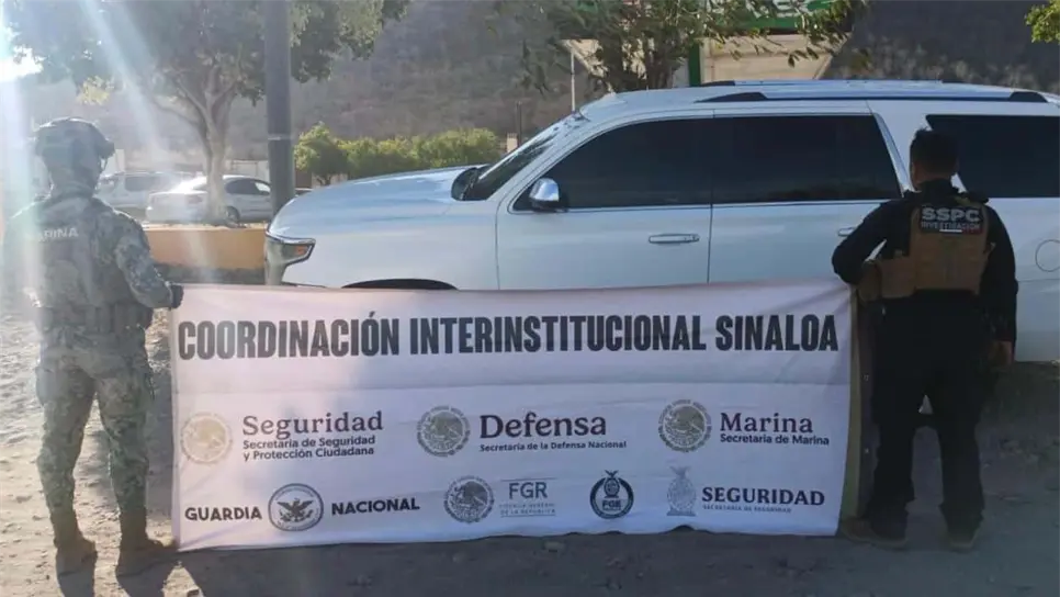 Uno de los vehículos recuperados por las autoridades. (FOTO: Cortesía).