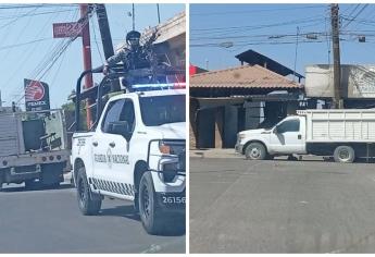 Abandonan camionetas y autos tras enfrentamientos en Guamúchil