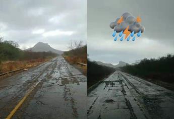 ¡Chipi chipi! Caen las primeras lloviznas por la carretera San Blas - Ocoroni